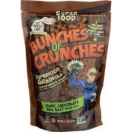 Bakery On Main Bunches of Crunches Gluten Free Superfood Grainola Dark Chocolate Sea Salt with Chia -- 11 oz - 2 pc