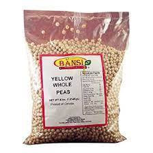 Bansi Yellow Whole Peas 4 lbs.