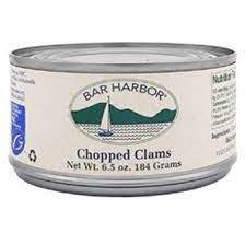 Bar Harbor Clams, Chopped 6.5 oz. (Pack of 12)