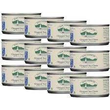 Bar Harbor All Natural Chopped Clams, Cans, 6.5 oz, 6 pk