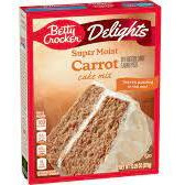 Betty Crocker Super Moist Carrot Cake Mix (Pack of 20)