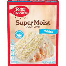 Betty Crocker Super Moist White Cake Mix, 6 Pack, 16.25 oz