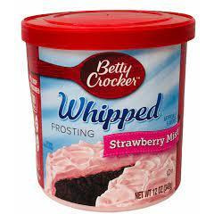 Betty Crocker Frosting Whipped Strawberry Mist 12.0 Oz (Pack of 4)
