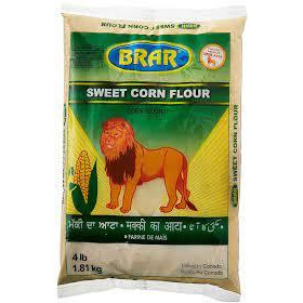 Sweet Corn Flour (4 lb, 1.81 kg) by Brar