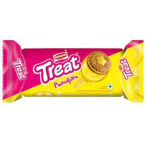 Britannia Treat Biscuits - Pineapple Cream Flavor (64 Grams)