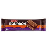 Pack of 2 - Britannia Bourbon Treat Cream Biscuits- 96 gms (4-Packs) (96 Grams Each)