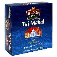 Brooke Bond Taj Mahal Orange Pekoe 100 Tea Bags 7 Oz