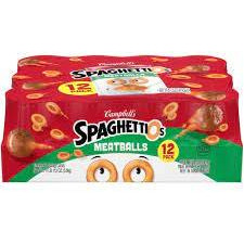 Campbell's SpaghettiOs Canned Pasta,Original A to Z's, 15.8 oz. Can