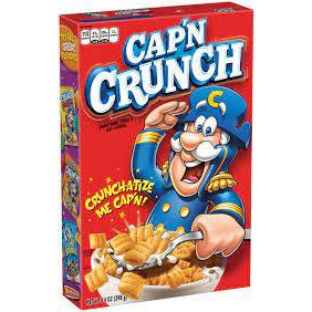 PACK OF 10 - Cap'n Crunch Corn & Oat Breakfast Cereal, Original, 14 Oz