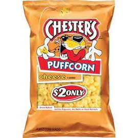 Chester's Puffcorn Snacks, Cheese, 4.5 Ounce (Pack of 8)