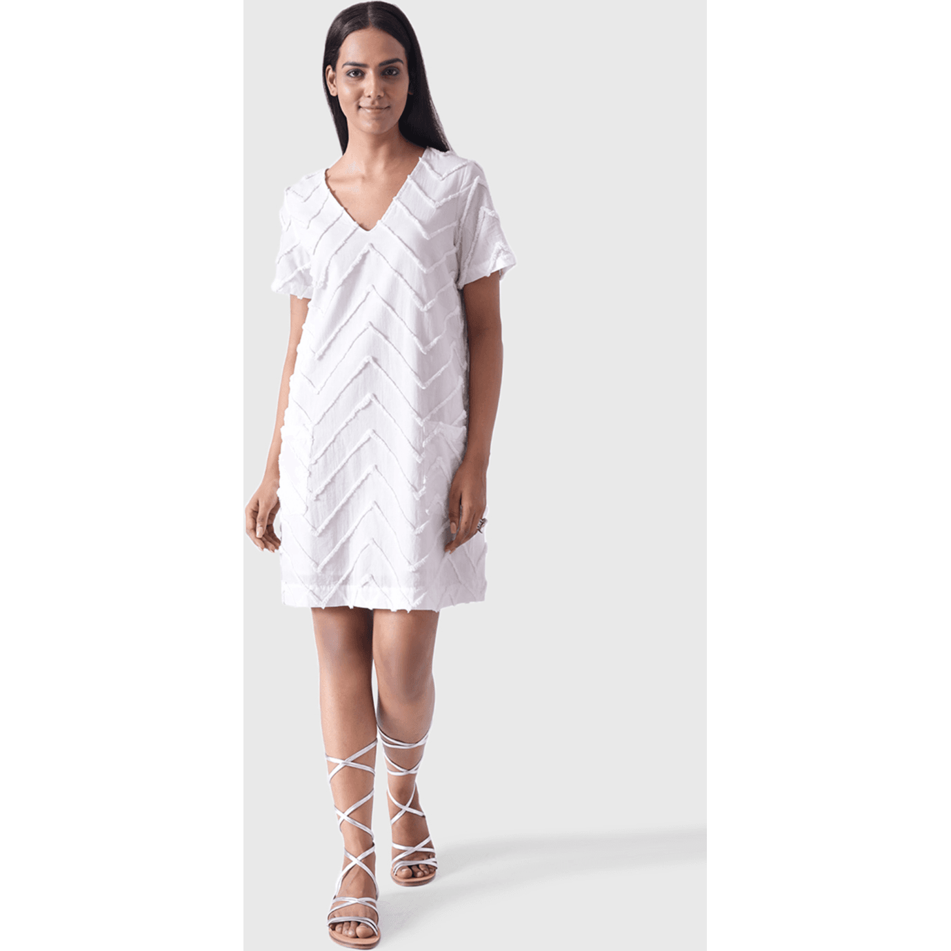 CLASSIC SHIFT (Size XL, Color White)