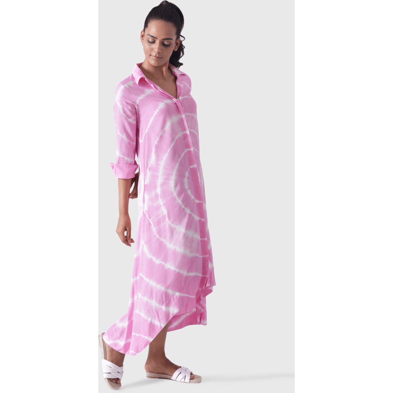 VINESSA (Size 3XL, Color Pink circle tie-dye)