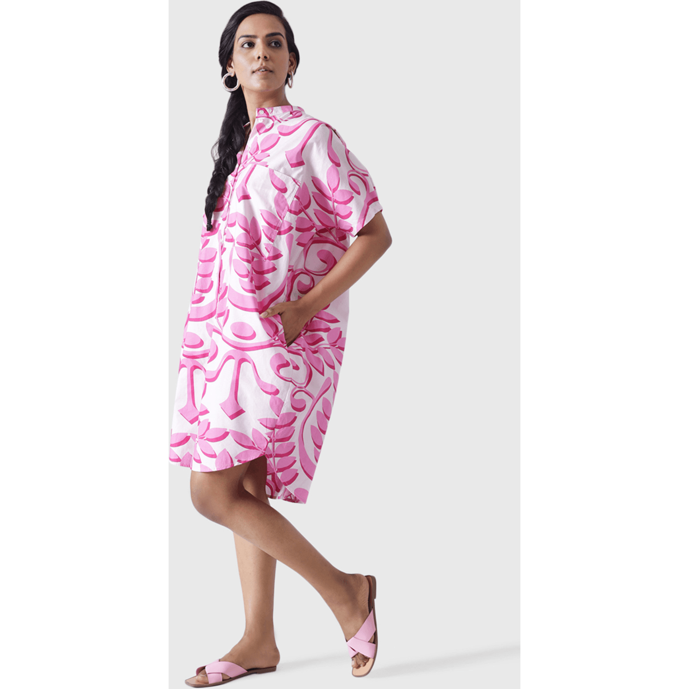 MALIBU (Size XL, Color Hot Pink Tapestry Print)