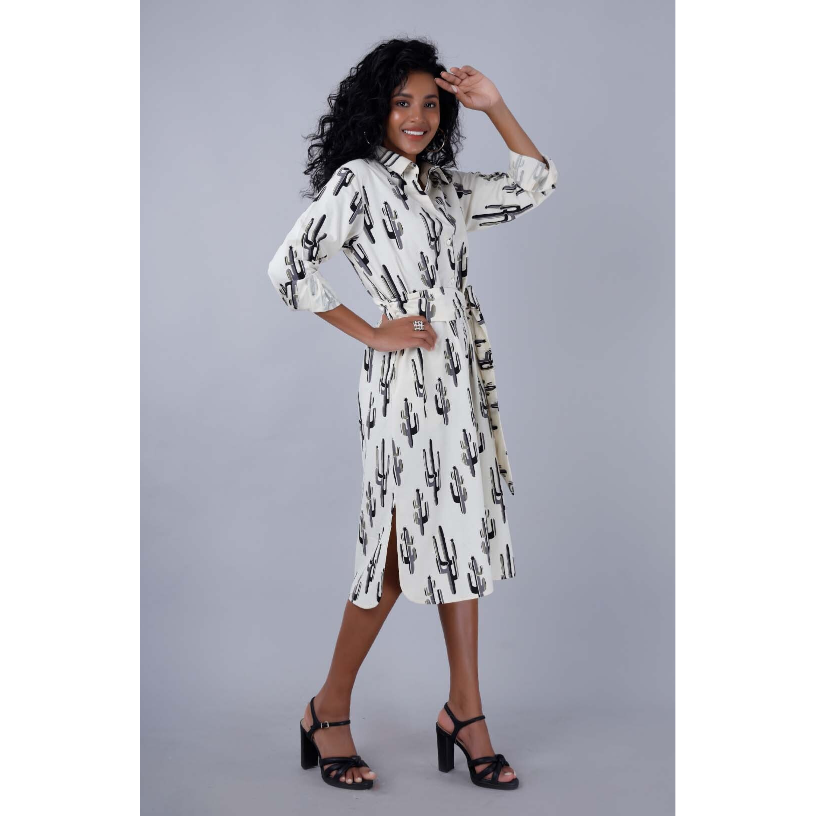 VALERIE (Size XL, Color Cactus Print)