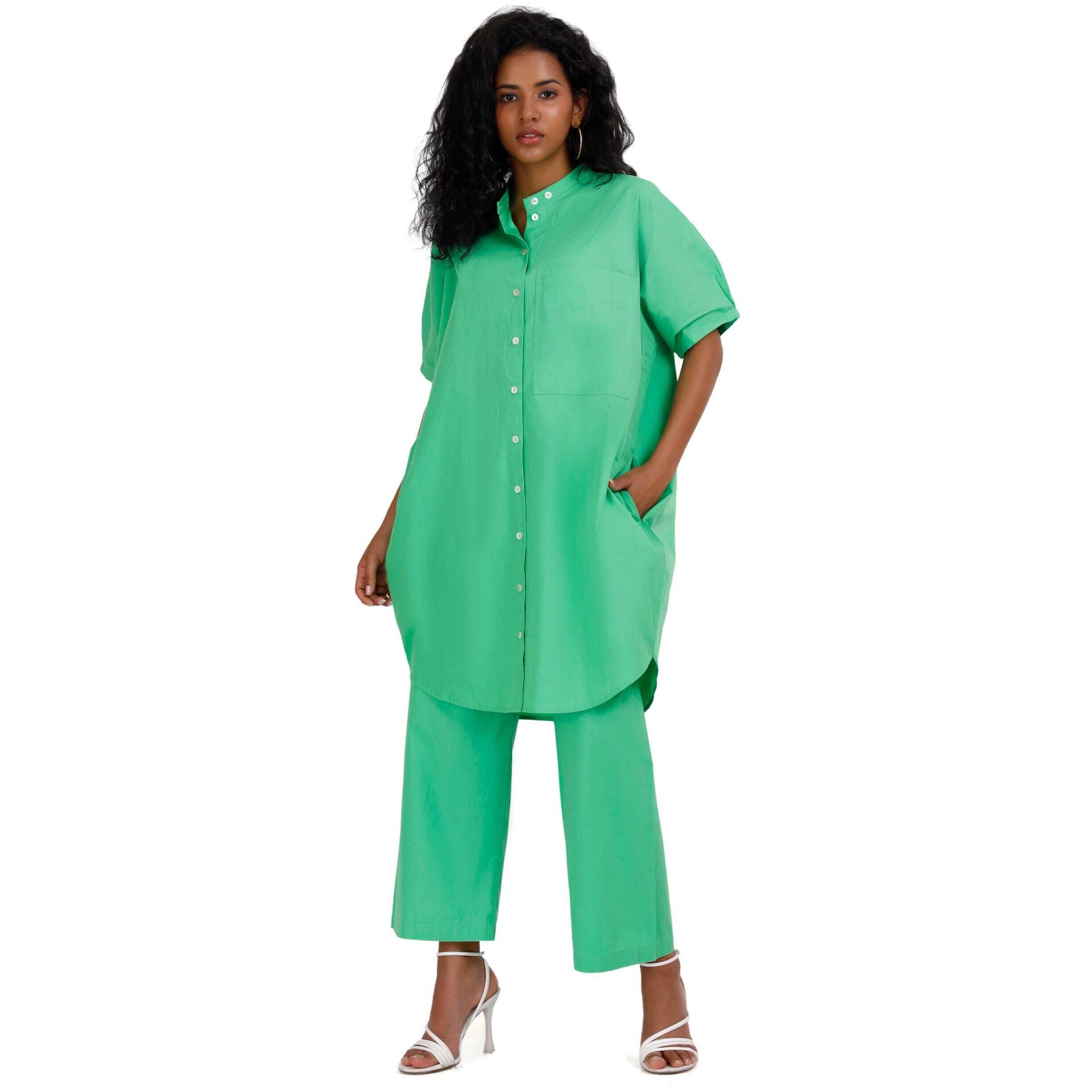 Malibu Co-ord Set (Size XL, Color Apple Green)