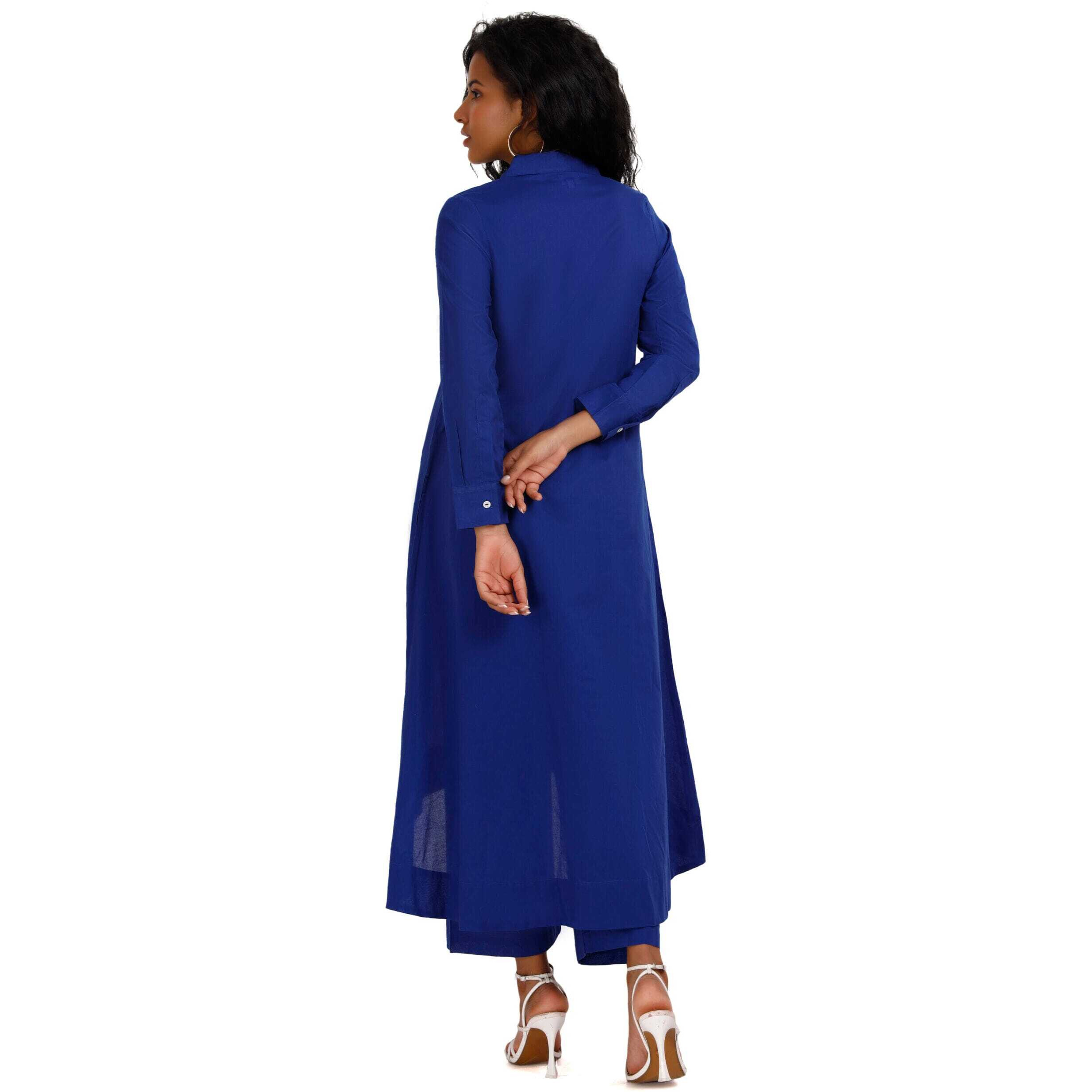 Vinessa Co-ord Set (Size XXL, Color Indigo)