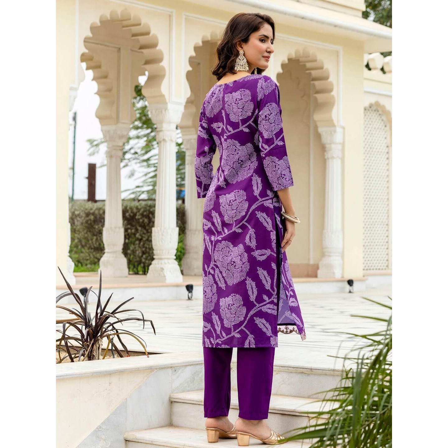 Navlik Women's Rayon Embroidered Straight Kurta with Pant and Dupatta Sets (NK-713)