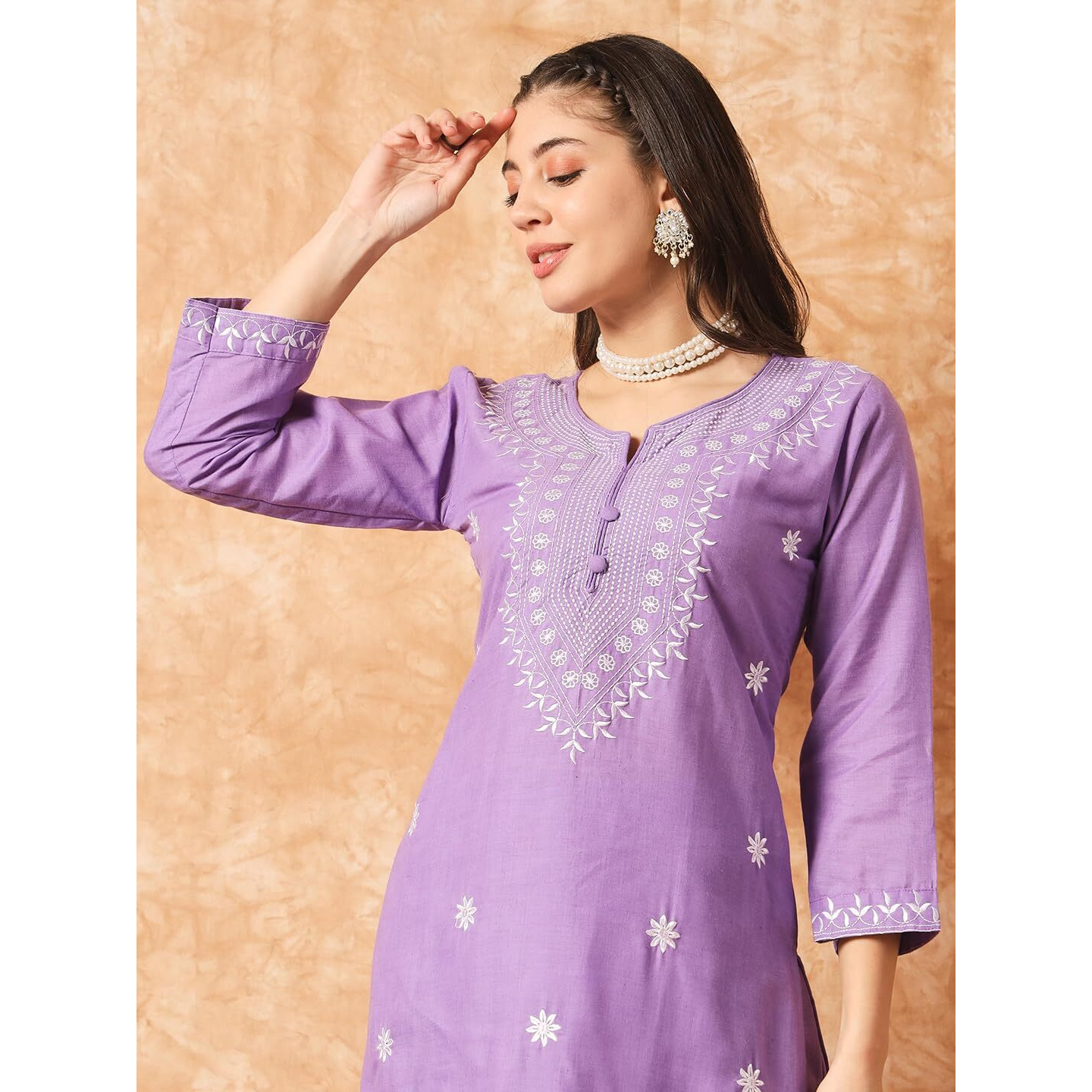 Navlik Women's Cotton Printed Straight Kurta Cotton Pant and Dupatta Sets (S2-Eva)