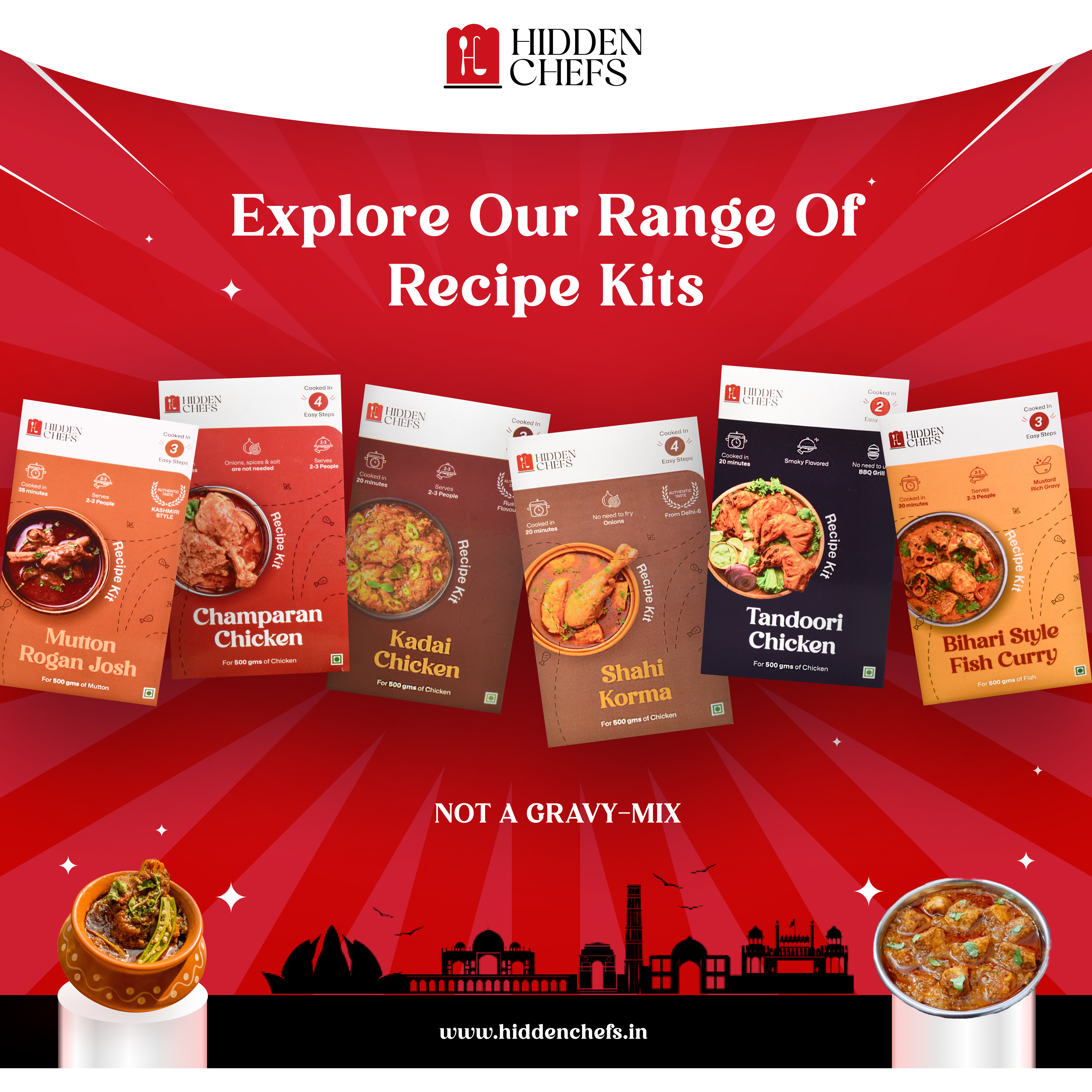 Champaran Chicken Recipe Kit - Pack of 2