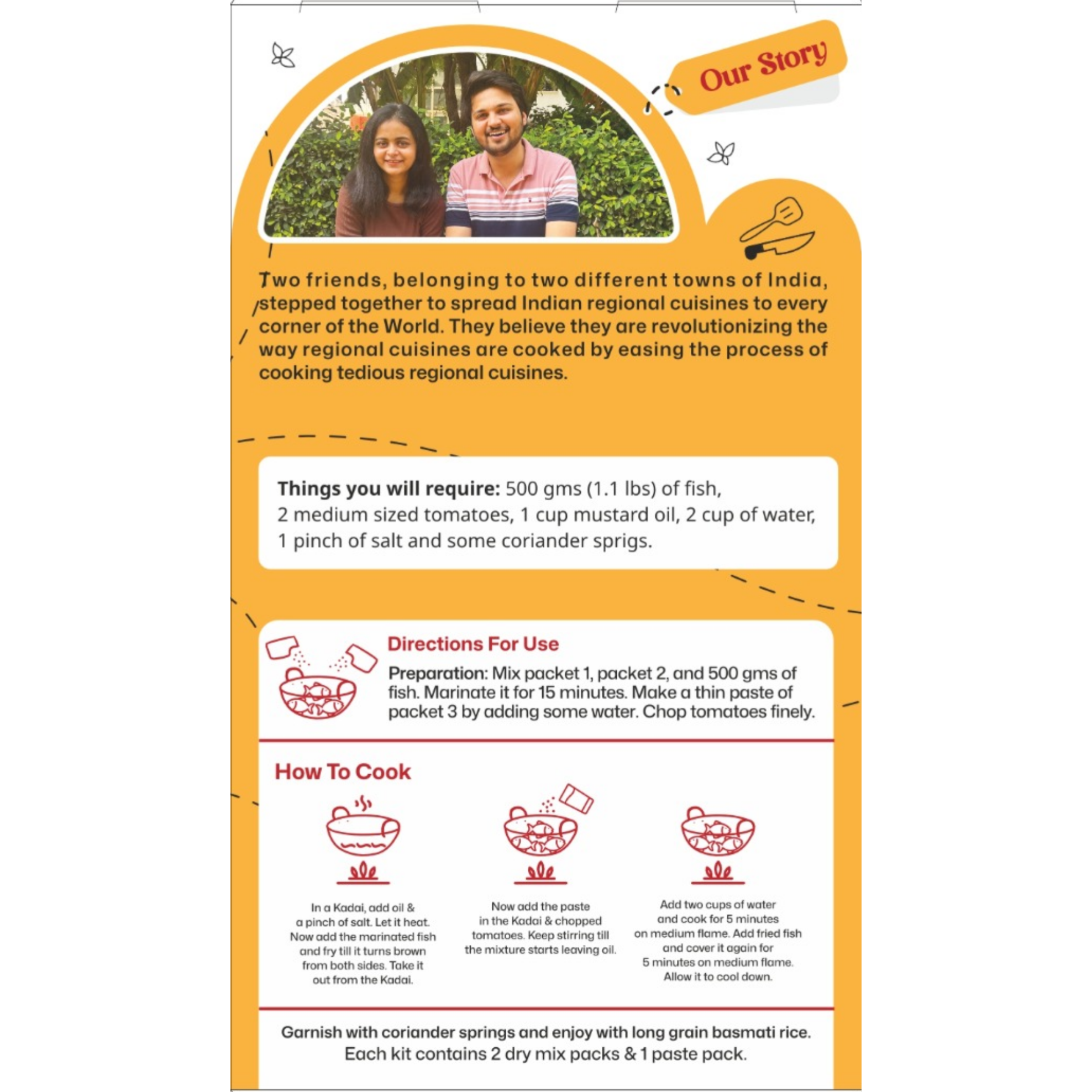 Bihari Style Fish Curry Recipe Kit - Pack of 2