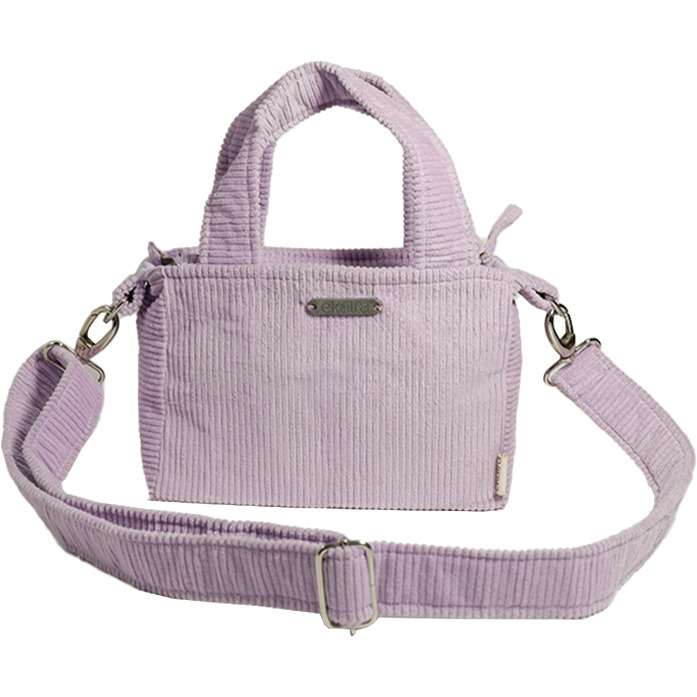 Corduroy Mini Tote - Lavendar