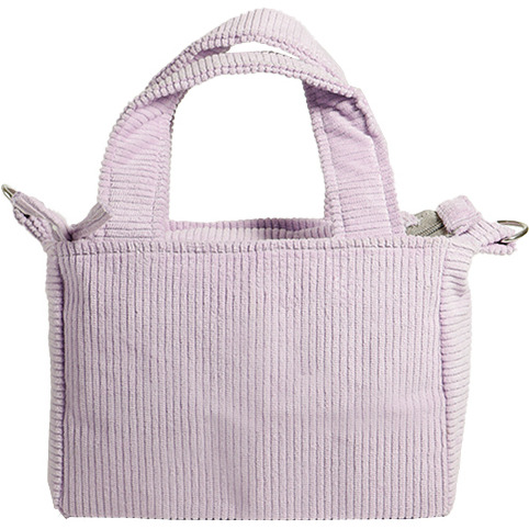 Corduroy Mini Tote - Lavendar