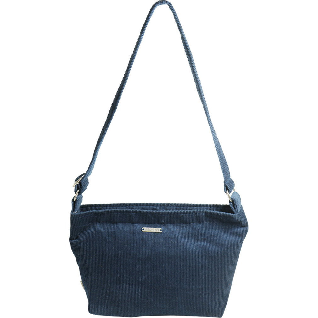 Minimalist Corduroy Sling Bag -Vincent Blue