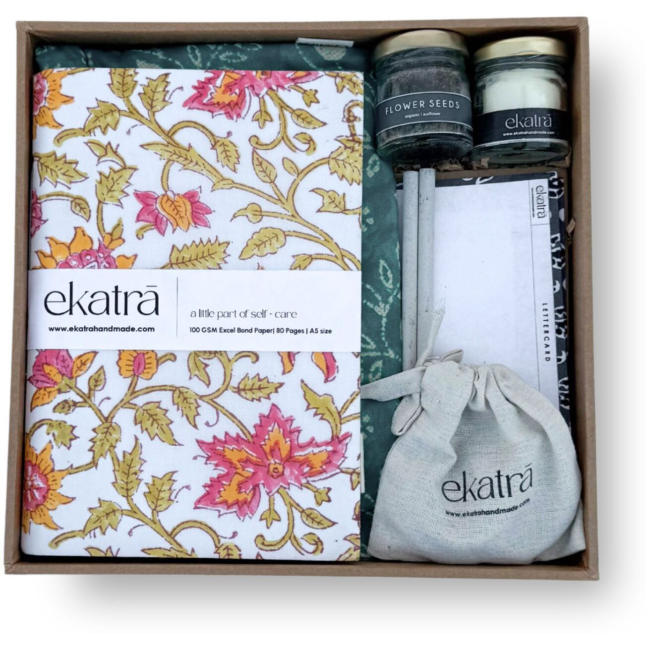 Sustainable Thoughtful Hamper by Ekatra - Pink floral