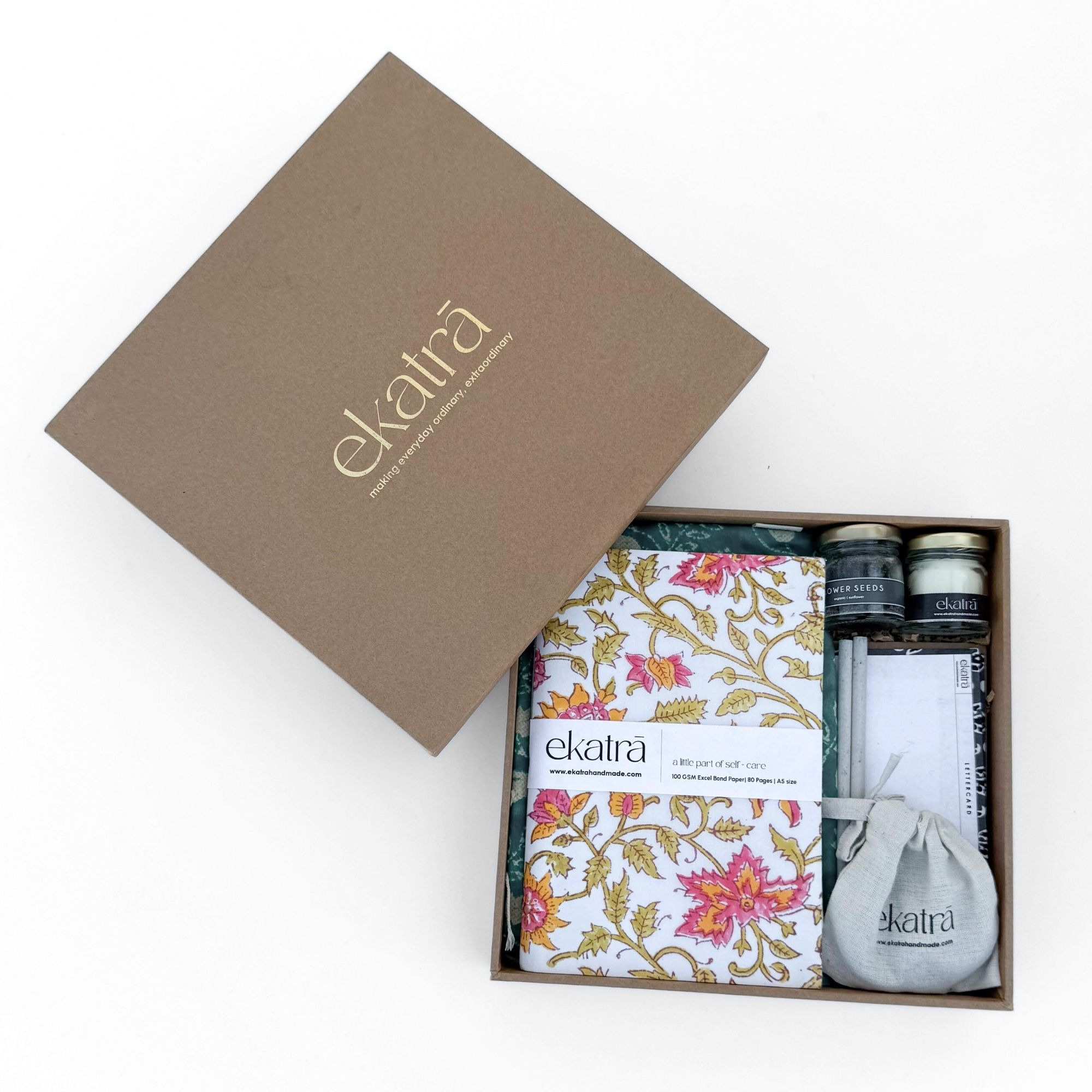 Sustainable Thoughtful Hamper by Ekatra - Pink floral