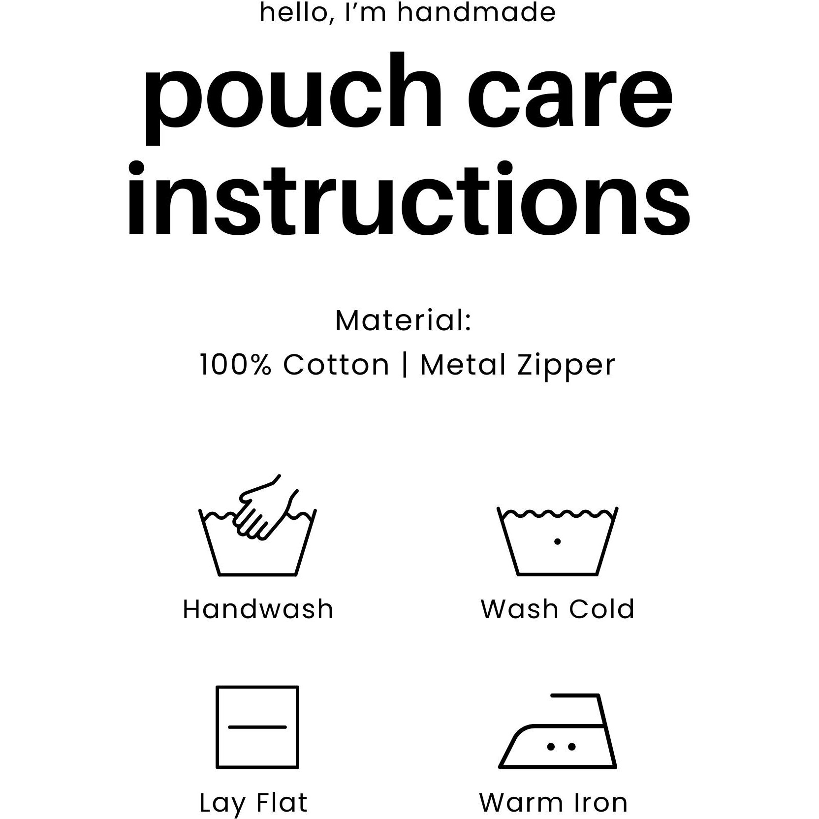 Sustainable Cotton Travel Pouch/Organizer by Ekatra -Elephant Motif