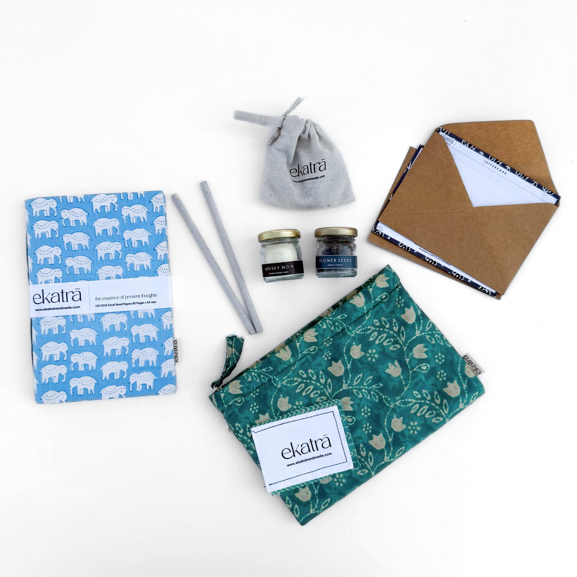 Sustainable Thoughtful Hamper by Ekatra - Elephant Motif