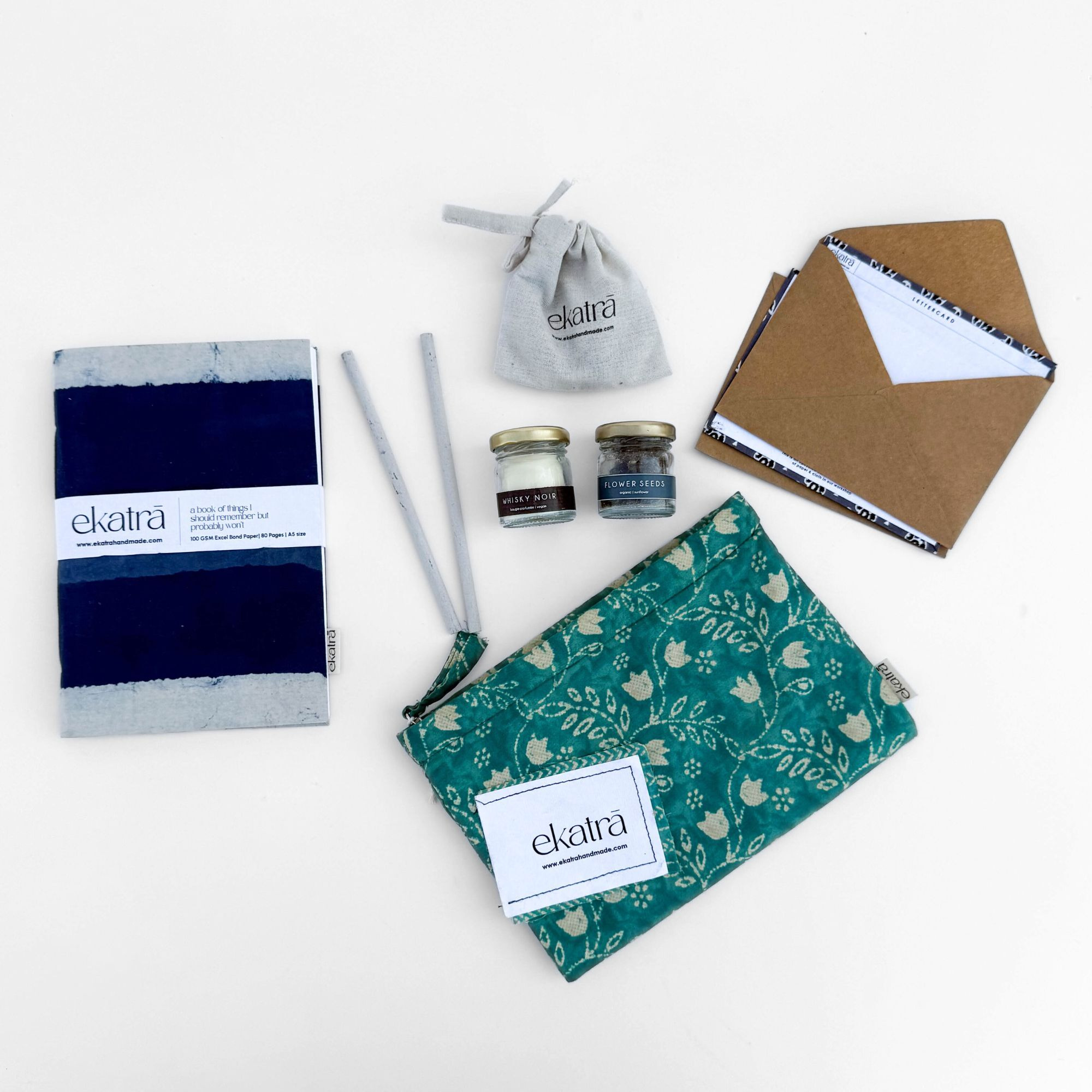 Sustainable Thoughtful Hamper by Ekatra - Indigo Stripes