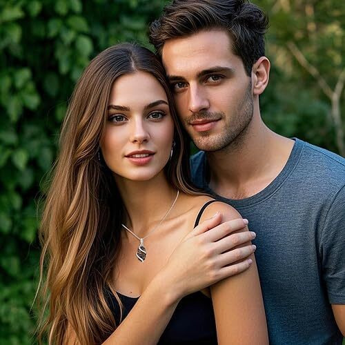 925 Sterling Silver Dainty Black Gemstone Pendant Fine Jewelry Birthday Christmas Gifts for Women Her
