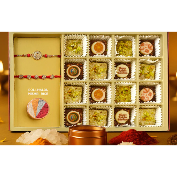 Raksha Bandhan Gift Box | Rakhi & Roli Included