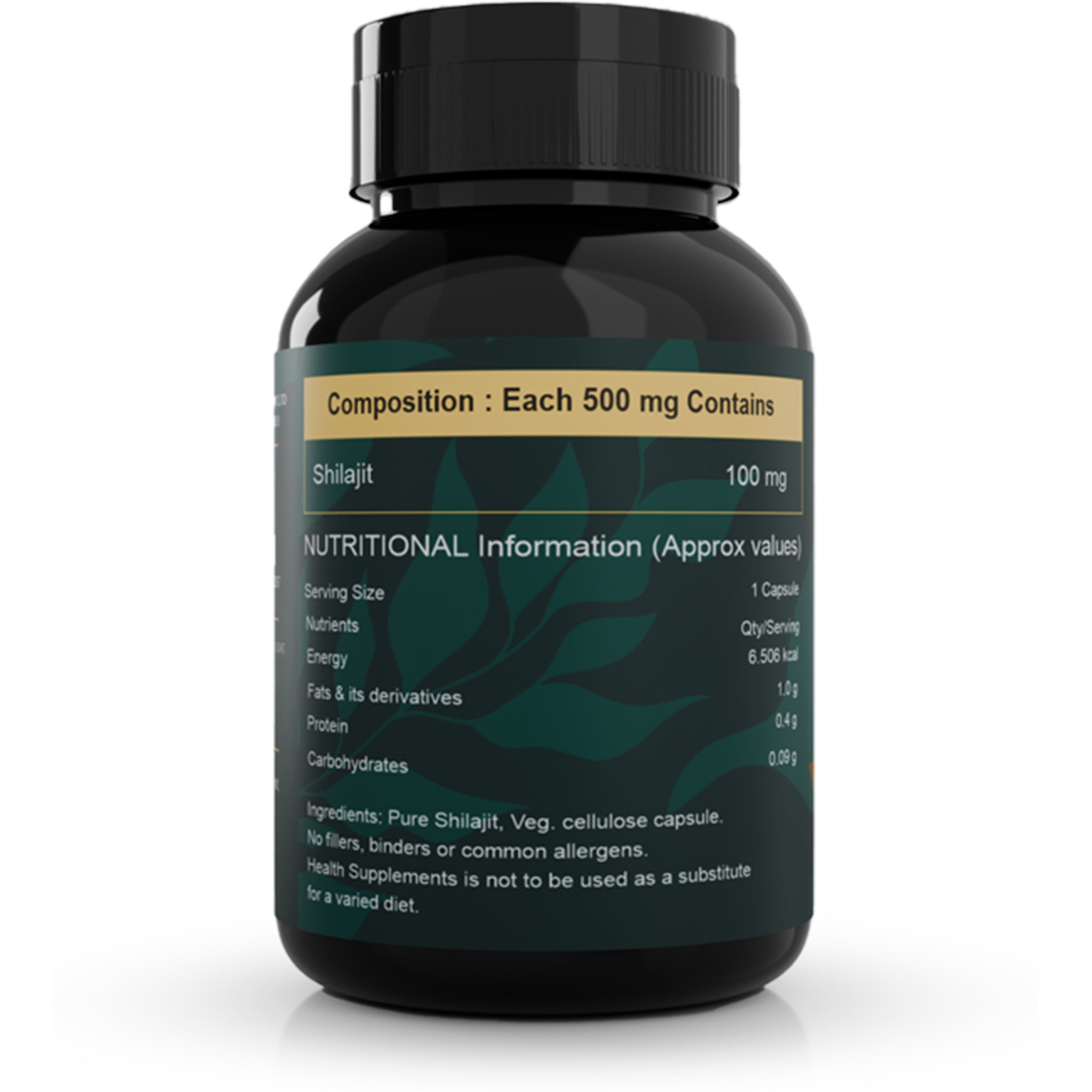 Eternal Life Shilajit Capsules | Original Himalayan Shilajeet for Energy, Strength, Endurance, Stamina, Wellness Support | Natural Herbal Supplement for Vitality | 60 Easy-to-Use Vegetarian Capsules