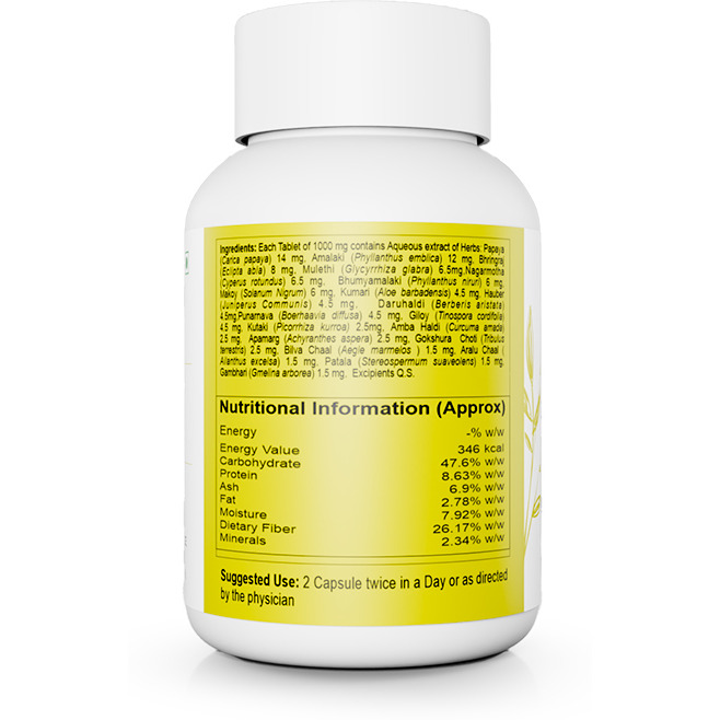 Eternal Life Eterliv Liver Detox Supplement | Liver Detox Supplement which supports Optimal Liver Health and Promotes Detox | 60 Cap