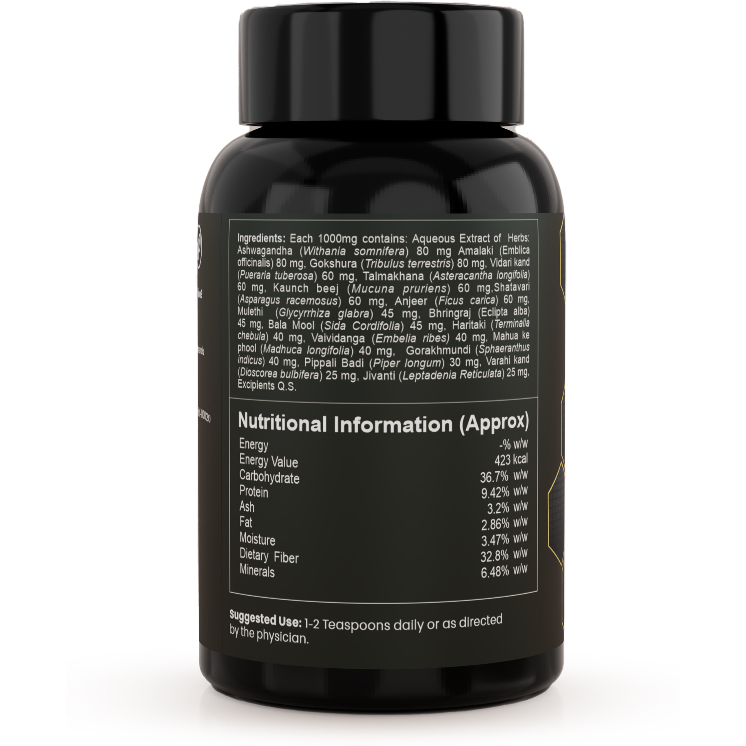 Eternal Life Cosmico Energy Testosterone Booster for Men | Natural Strength & Stamina Support with Safed Musli, Gokshura, & Ashwagandha | Herbal Wellness Supplement | (Pack of 1, 100 gm)