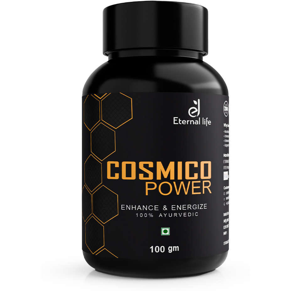 Eternal Life Cosmico Power Energy Supplement for Men | Multivitamins, Natural Extracts & Vital Nutrients | Supports Muscle Growth, Stamina, Metabolism & Overall Wellness | Pack of 1, 100gm