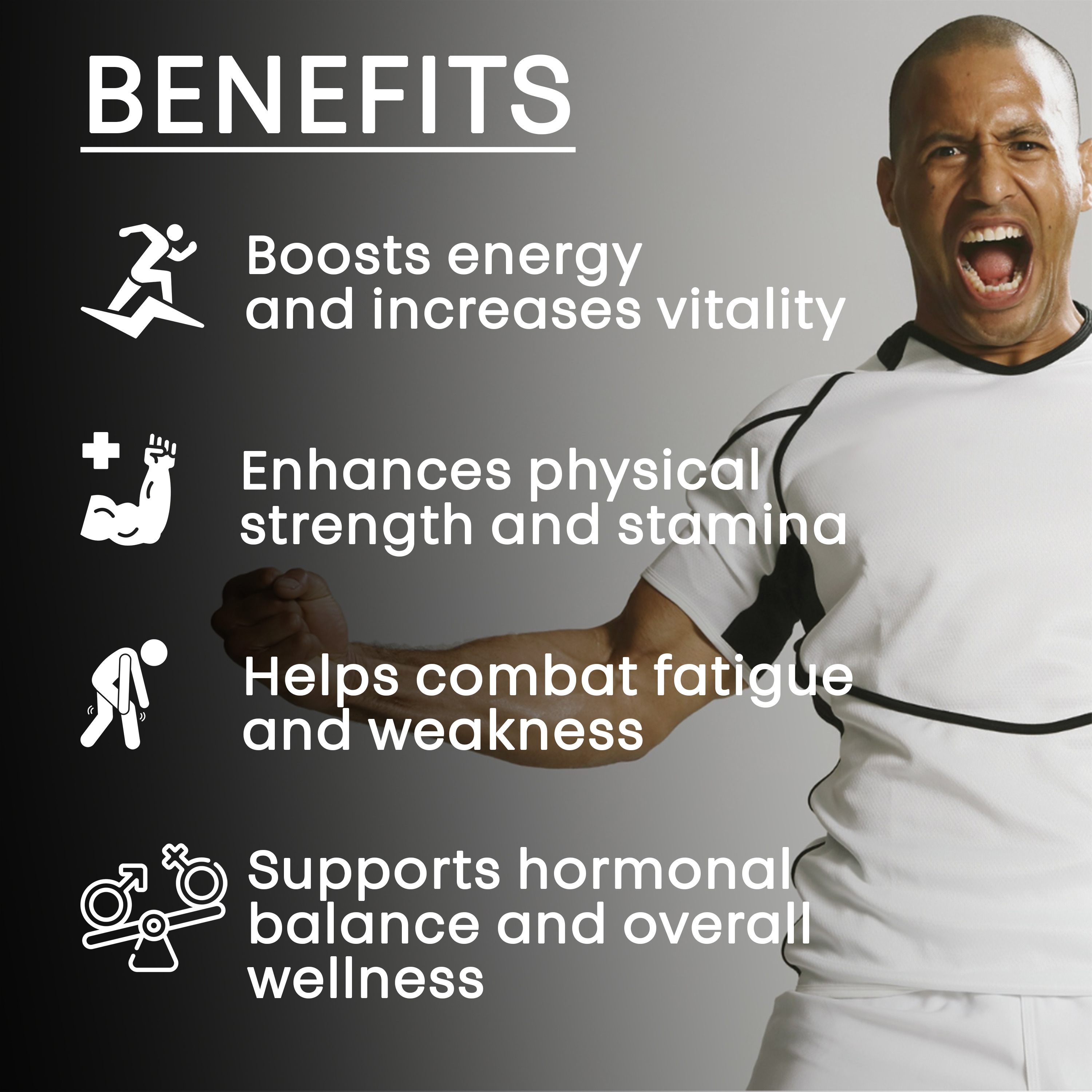 Eternal Life Cosmico Power Energy Supplement for Men | Multivitamins, Natural Extracts & Vital Nutrients | Supports Muscle Growth, Stamina, Metabolism & Overall Wellness | Pack of 1, 100gm