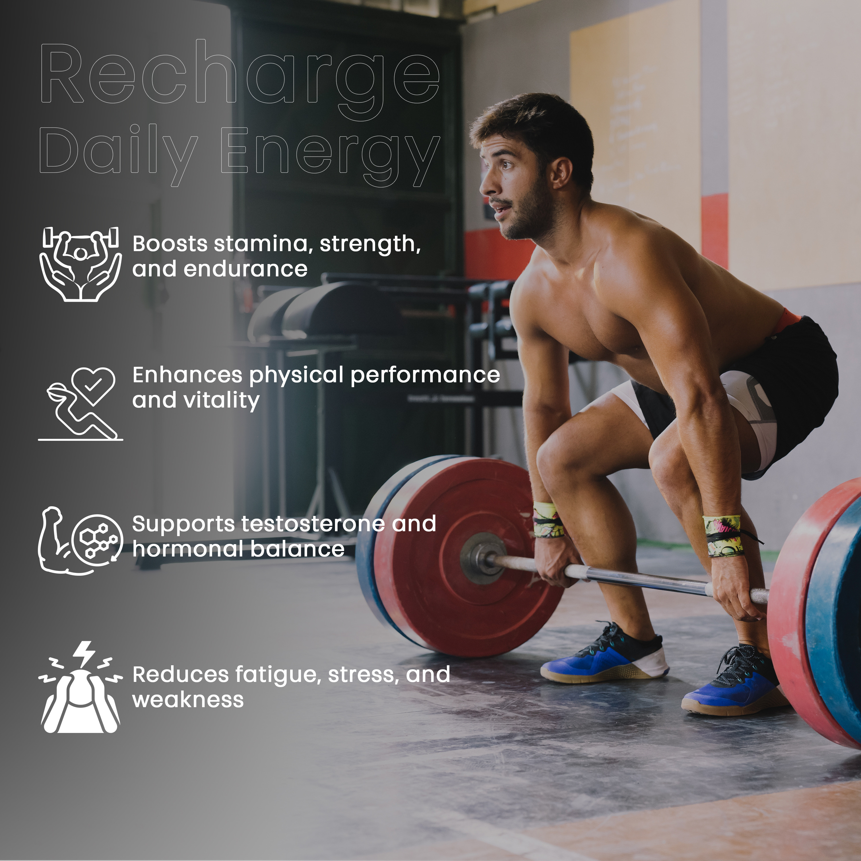 Eternal Life Cosmico Suprimo | Natural Testosterone Booster Supplement For Men | Strength, Stamina, Energy & Muscle Support | Safed Musali, Gokshura, Ashwagandha