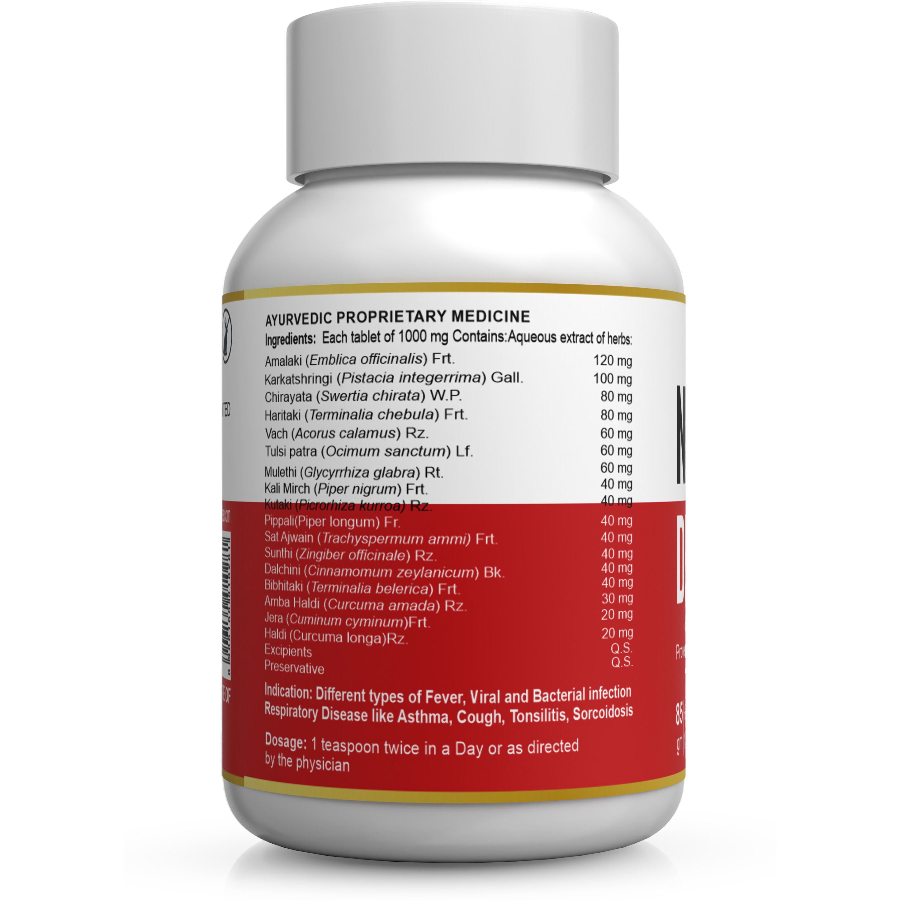 Eternal Life Nirmal Dhara | Ayurvedic Herbal Supplement for Cold, Cough & Seasonal Wellness | Blend of Natural Ingredient for Daily Use | Supports Balanced Health & Vitality | 85g Pack for Men & Women