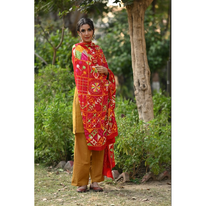 Chinon wala Bagh Dupatta
