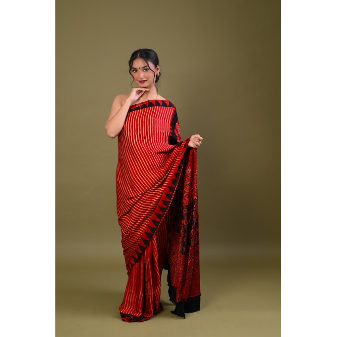 Ode to Ajrakh saree