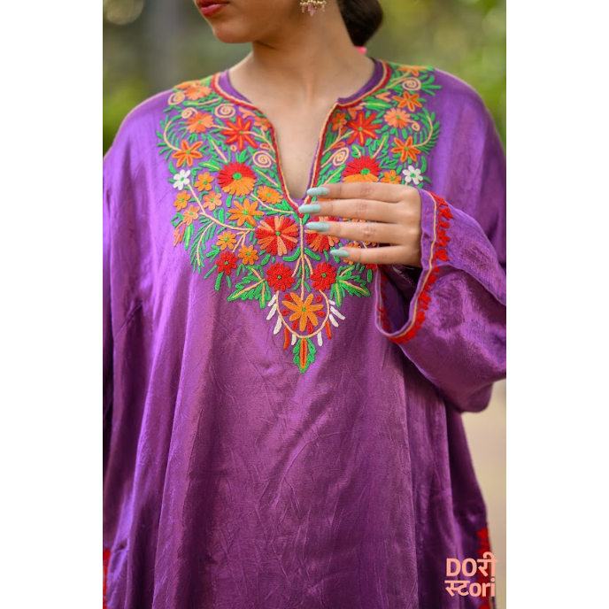 Purple Princesss Pheran Dress