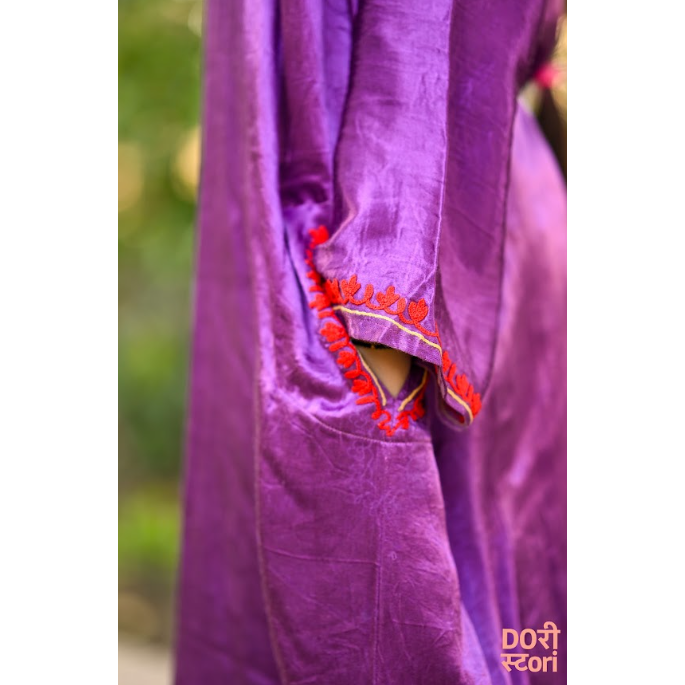Purple Princesss Pheran Dress