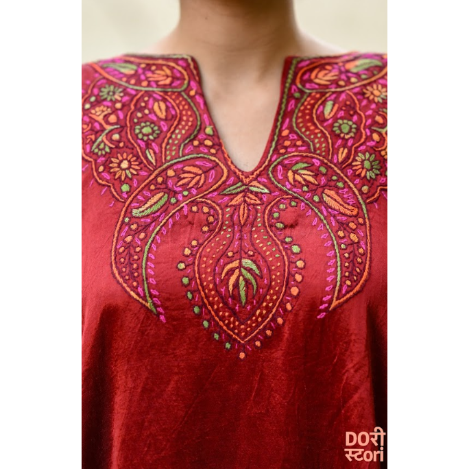 Red Rani Pheran Dress