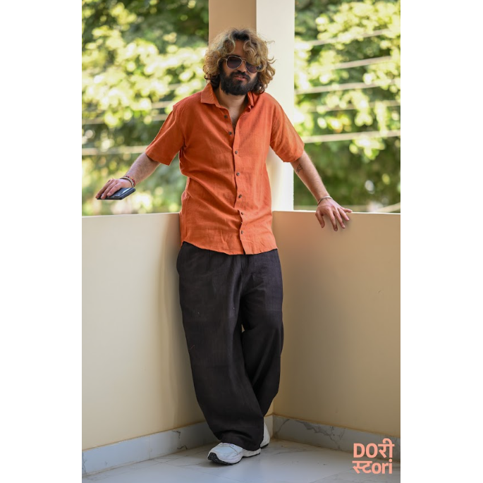 Call of Cotton (Size XL, Color Rust, Deep Brow)