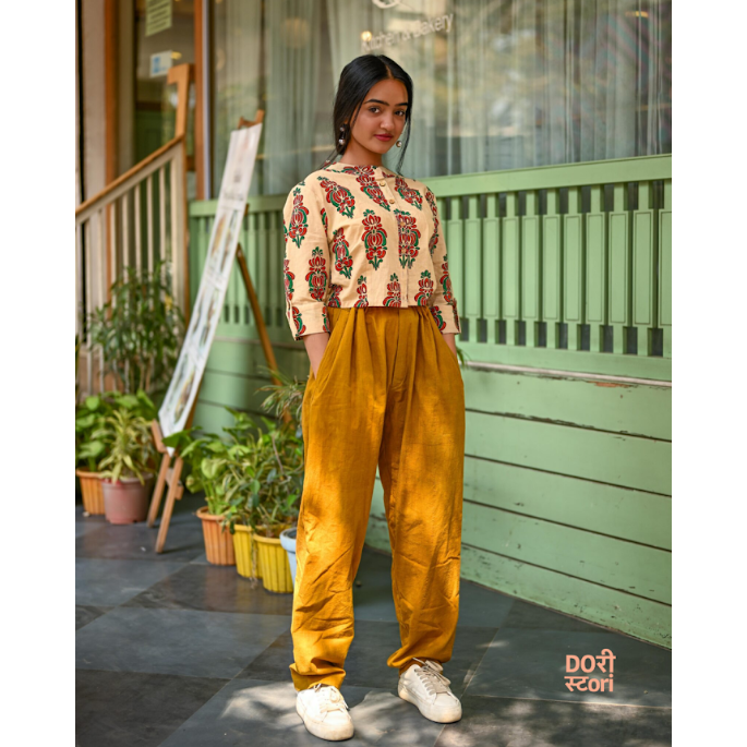 European Buti Crop Top