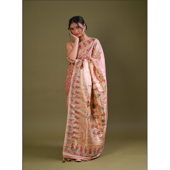 Pink Paradise saree