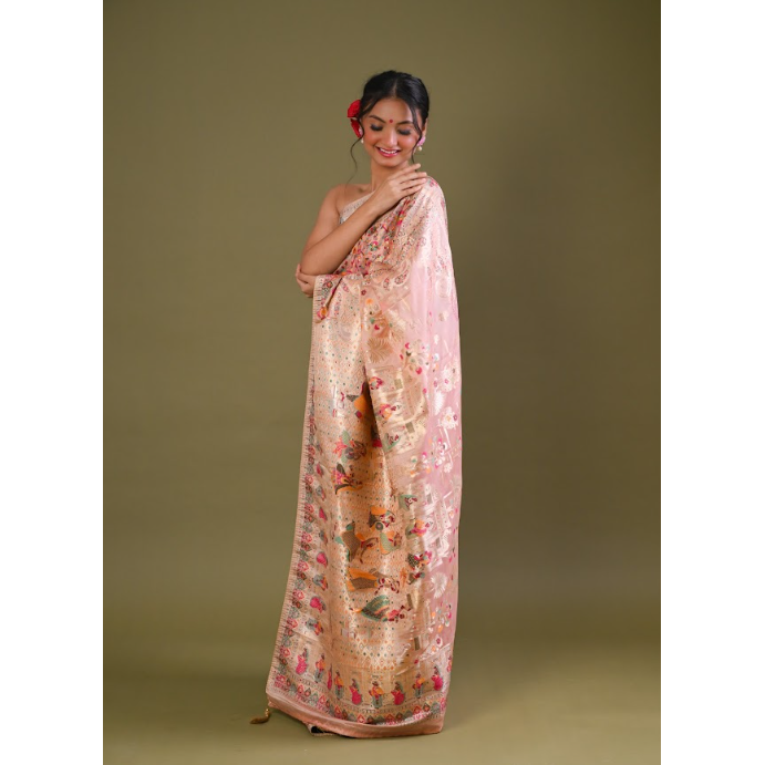 Pink Paradise saree